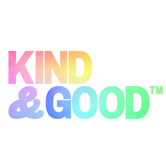 kind & good clear sticker